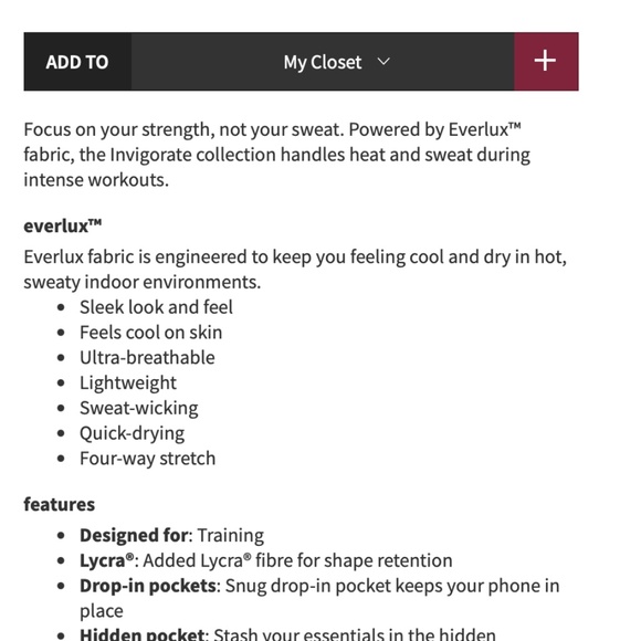 Lululemon Invigorate High-Rise Crop 23" Smoke Spruce Size 8 - Picture 8 of 8